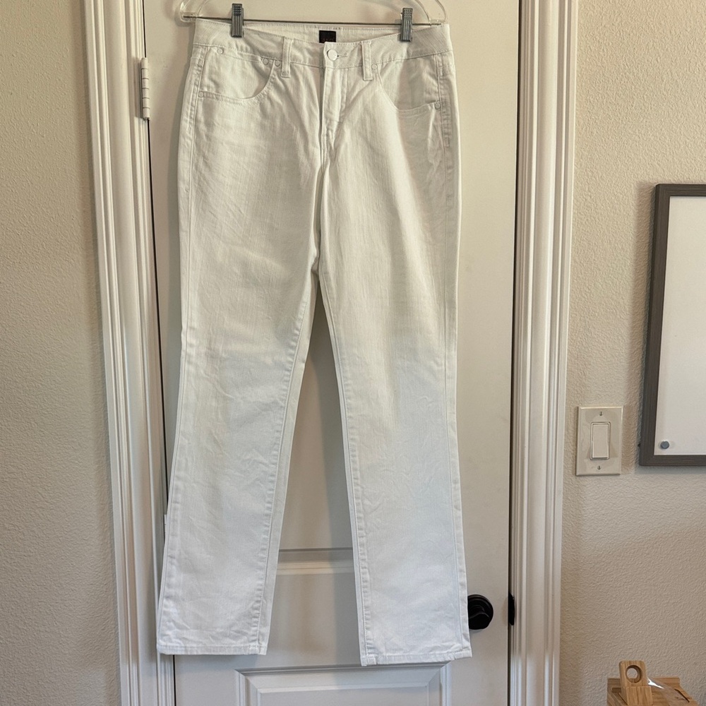 Jag Jeans White Straight Leg Denim Jeans